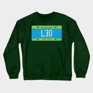 Leonardo License Plate Crewneck Sweatshirt